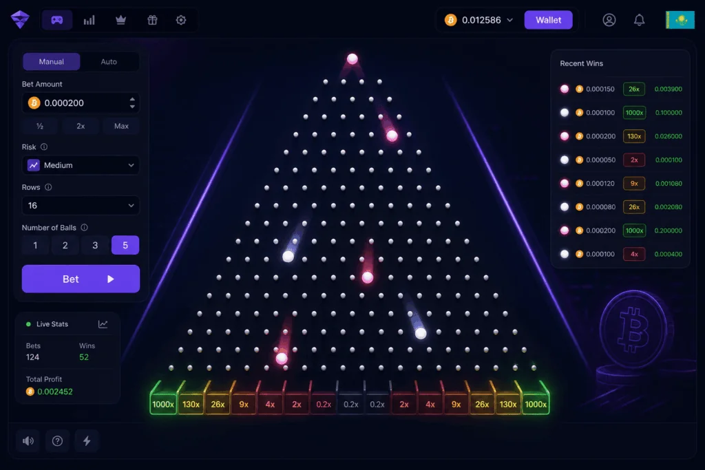 Crypto Plinko Game